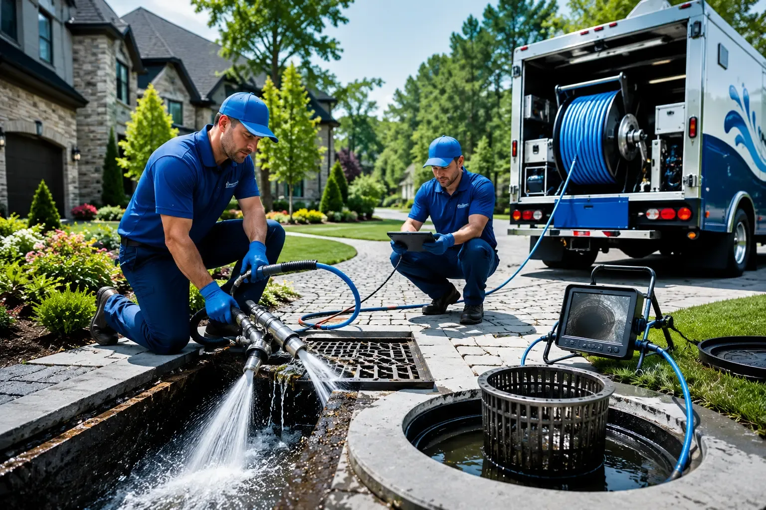 Local outdoor drain cleaning professionals in Longford, KS